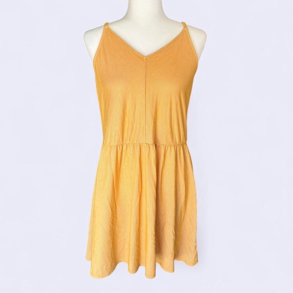 Universal Thread yellow striped mini dress - Picture 1 of 5